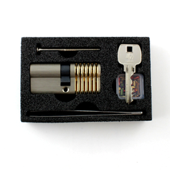 Multipick repinnable practice lock for lock picking boxed set