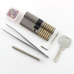 Multipick repinnable practice lock for lock picking out of the box