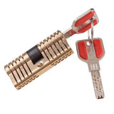 11 Pin Cut-away Dimple Practice Lock - UKBumpKeys