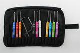 Dimple lock pick set with case and picks