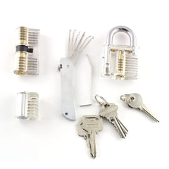 Pocket Covert Companion Lock Pick Set with 3 Practice Locks