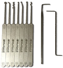 Multipick ELITE 9 Piece Professional Lock Pick Set + Case - UKBumpKeys