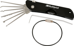 Multipick Extended Jackknife Pocket Pick Set Blackline Edition (+ extra picks) - UKBumpKeys