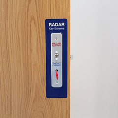 NKS Disabled Toilet Key for all NKS Radar Locked Doors - Large Grip Braille Head
